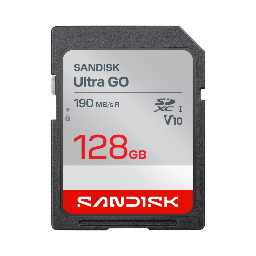 Sandisk SD Card Ultra Go SDXC UHS-I 128GB V10 view 2